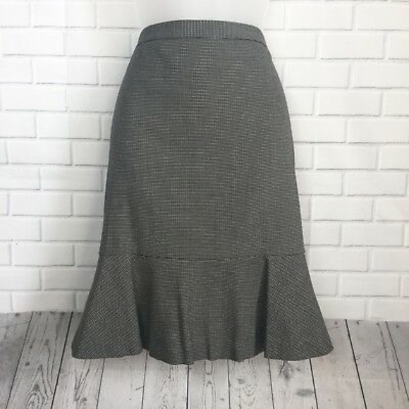 LOFT Dresses & Skirts - Ann Taylor Black and White Peplum Skirt